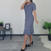 OBLEKA VELA MODRA