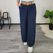 HLAČE 8506 TEMNO MODRE - slika 3