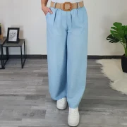 HLAČE 8506 SVETLO MODRE - slika 3