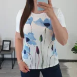 MAJICA 8077 MODRA