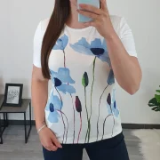 MAJICA 8077 MODRA