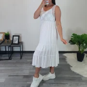 OBLEKA 7691 BELA