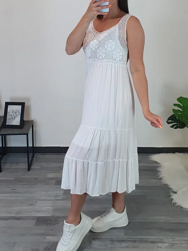 OBLEKA 7691 BELA