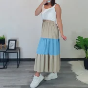 OBLEKA 90209 MODRA
