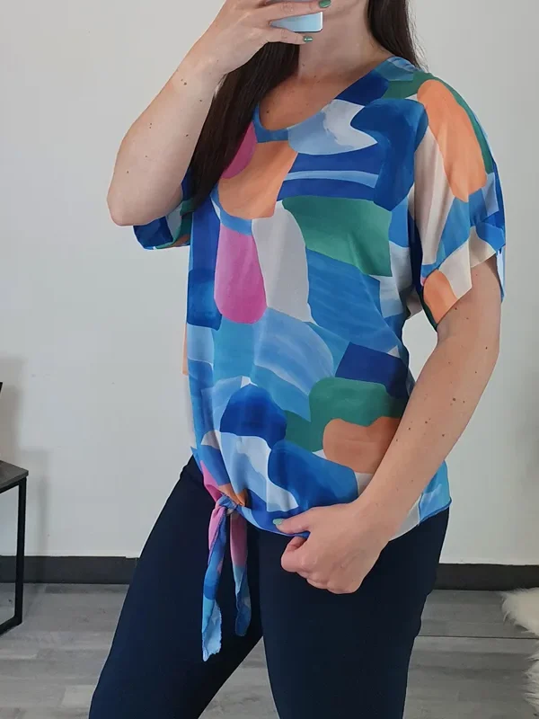 MAJICA 22363 TEMNO MODRA