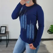 MAJICA 123 TEMNO MODRA - slika 2