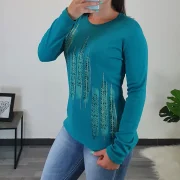 MAJICA 123 PETROLEJ - slika 2