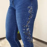 PUSH UP JEANS HLAČE MG2952-A - slika 3
