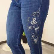 PUSH UP JEANS HLAČE 7/8 MG2932 - slika 3