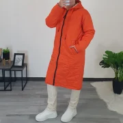 PLAŠČ Kenny S. 393890 ORANŽEN - slika 3