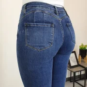 PUSH UP JEANS HLAČE F7166 - slika 5