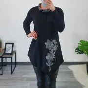 TUNIKA GIZELA ČRNA - slika 4