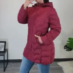 PLAŠČ 23030 BORDO