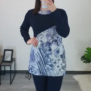 TUNIKA ELIN TEMNO MODRA - slika 3