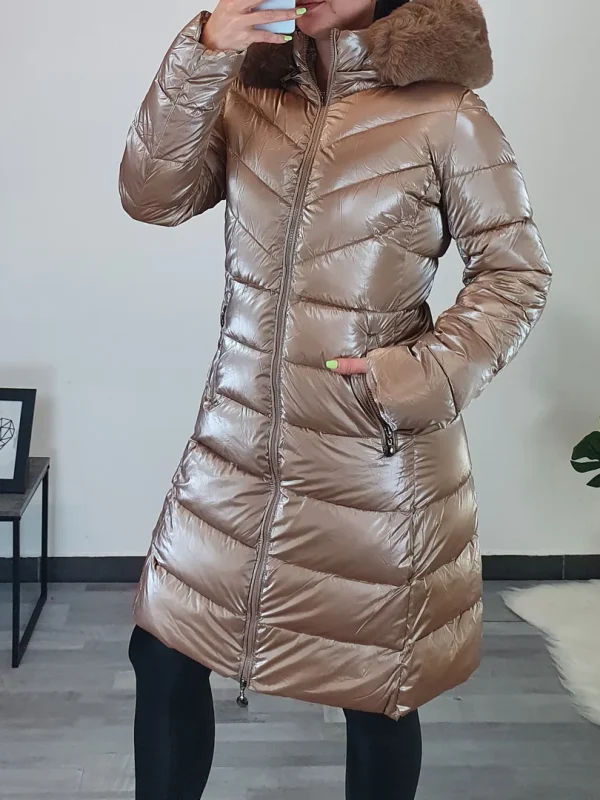 PLAŠČ P3-6013 ZLATA