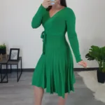 OBLEKA 5630 ZELENA
