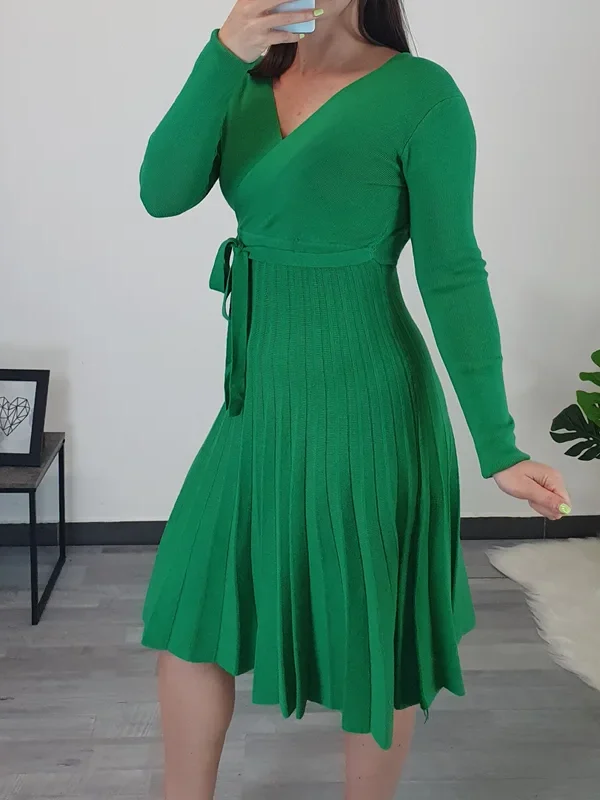 OBLEKA 5630 ZELENA