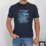 MOŠKA MAJICA 4480 TEMNO MODRA