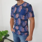 MOŠKA MAJICA 81914 MODRA