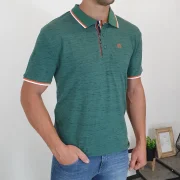 MOŠKA POLO MAJICA 147220 ZELENA - slika 3