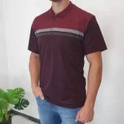 MOŠKA POLO MAJICA JACQ BORDO - slika 2