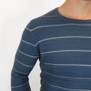 MOŠKA PLETENINA 3713 TEMNO MODRA - slika 2