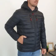 MOŠKA BUNDA 4256 ČRNA - slika 3