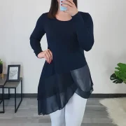 TUNIKA LALI TEMNO MODRA - slika 2