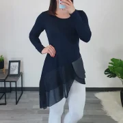 TUNIKA LALI TEMNO MODRA
