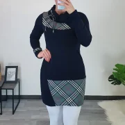 TUNIKA VALERIJA TEMNO MODRA