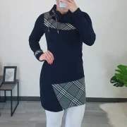 TUNIKA VALERIJA TEMNO MODRA - slika 3