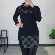 TUNIKA VALERIJA ČRNA - slika 3