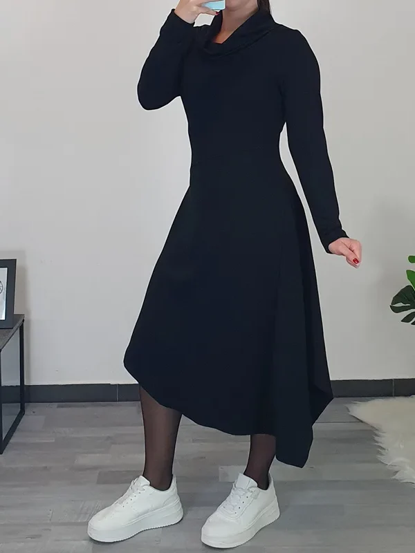 OBLEKA JOLANDA ČRNA