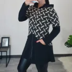 JOPA VIOLETA ČRNO-BELA