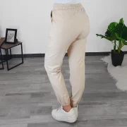 USNJENE HLAČE W900 BEŽ - slika 2