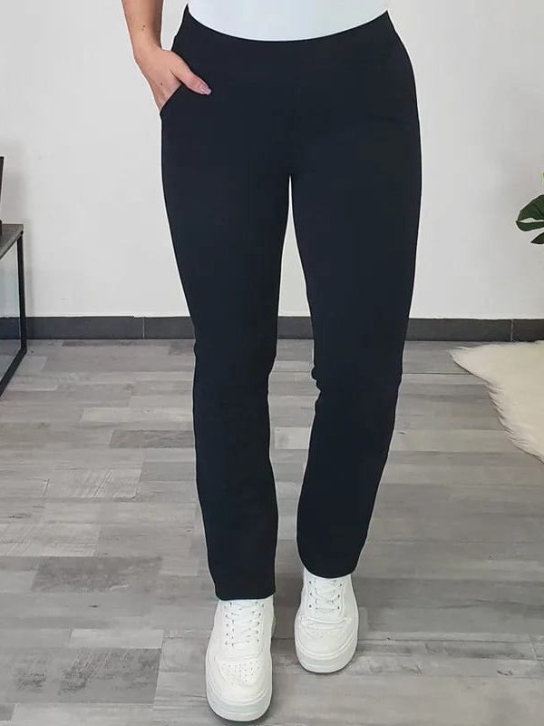 KOSMATENE ŠPORTNE HLAČE AJDA ČRNE