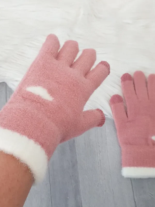 ŽENSKE ROKAVICE 5107 ROZA