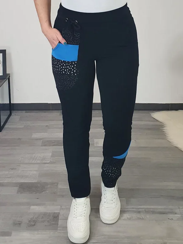 ŠPORTNE HLAČE ADEJA MODRE