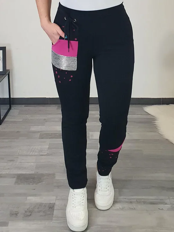 ŠPORTNE HLAČE ADEJA ROZA