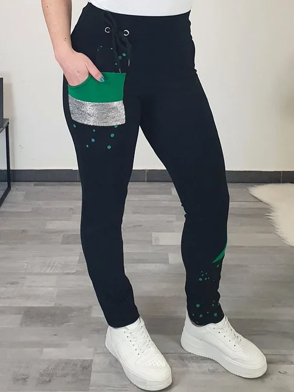 ŠPORTNE HLAČE ADEJA ZELENE