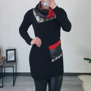 TUNIKA RINESA ČRNA - slika 2