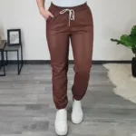 USNJENE HLAČE W900 RJAVE