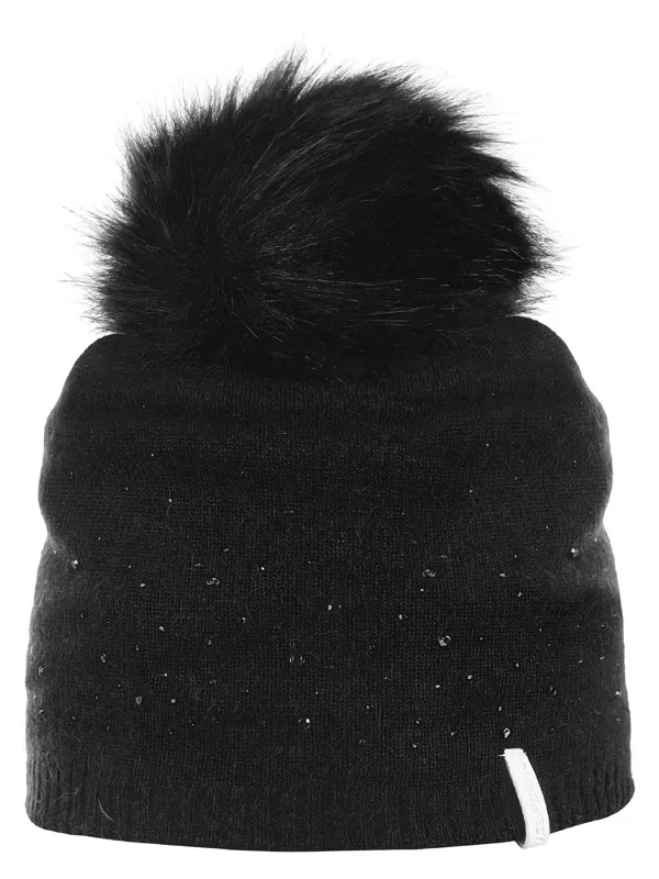 ICEPEAK HONFLEUR ŽENSKA KAPA ČRNA