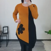 TUNIKA LIZA RUMENO-ČRNA - slika 2