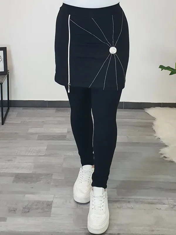 ŠPORTNE HLAČE S KRILOM PETJA SREBRNE