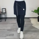 ŠPORTNE HLAČE S KRILOM PETJA TEMNO MODRE