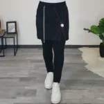 ŠPORTNE HLAČE S KRILOM PETJA ČRNE