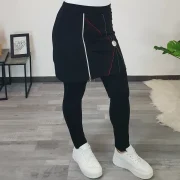 ŠPORTNE HLAČE S KRILOM PETJA ČRNE - slika 2