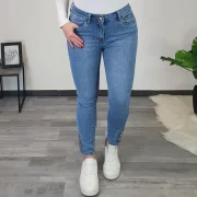 PUSH UP JEANS HLAČE Z6072 - slika 4