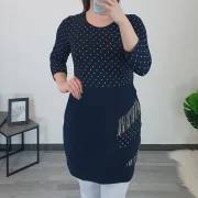 TUNIKA JELENA TEMNO MODRA - slika 3